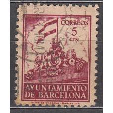 Barcelona Correo 1940 Edifil 25 usado