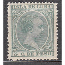 Cuba Sueltos 1891 Edifil 127 * Mh