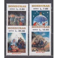 Honduras Aereo 2004 Yvert 1177/80 ** Mnh Navidad