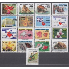 Honduras Aereo 2006 Yvert 1288/304 ** Mnh Fauna - Flora