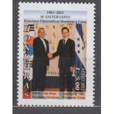 Honduras Aereo 2007 Yvert 1358 ** Mnh Relaciones Diplomaticas con Corea