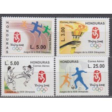 Honduras Aereo 2008 Yvert 1328/31 ** Mnh Juegos Olimpicos de Verano Pekin - Deportes