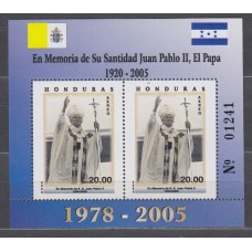 Honduras Hojas Yvert 78 ** Mnh Papa Juan Pablo II