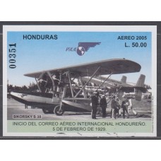 Honduras Hojas Yvert 84 ** Mnh Avión