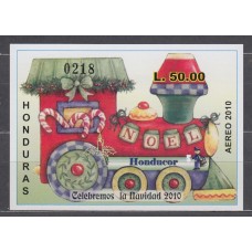 Honduras Hojas Yvert 91 ** Mnh Navidad - Tren