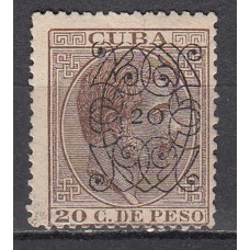 Cuba Sueltos 1883 Edifil 82 (*) Mng
