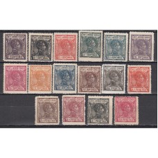 Elobey Correo 1907 Edifil 35/50 **/*/(*) Mnh/Mh/Mng 45-47-50 Mng