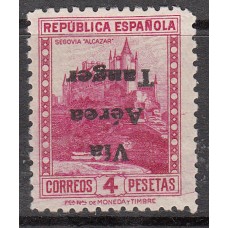 Tanger Variedades 1938 Edifil 139hi * Mh Sobrecarga Invertida