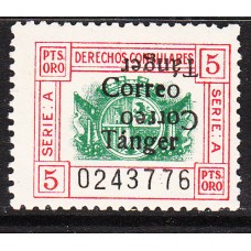 Tanger Variedades 1938 Edifil 145hhi * Mh Sobrecarga doble, una invertida