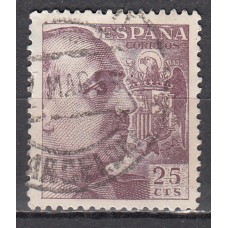 España Sueltos 1949 Edifil 1048 usado Cid y Franco