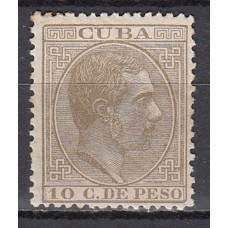 Cuba Sueltos 1882 Edifil 72 * Mh