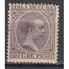 Cuba Sueltos 1890 Edifil 117 * Mh