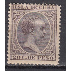 Cuba Sueltos 1890 Edifil 117 * Mh
