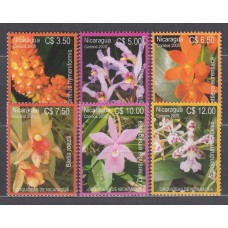 Nicaragua Correo 2005 Yvert 2624/29 ** Mnh Flores