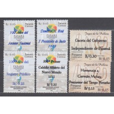 Panama Correo 2014 Yvert 1269/74 ** Mnh