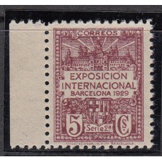 Barcelona Variedades 1929 Edifil 2ef ** Mnh Falta el Color del Fondo