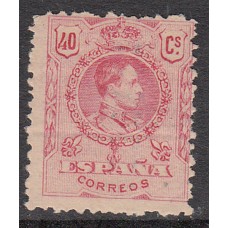 España Sueltos 1909 Edifil 276 * Mh Doblez