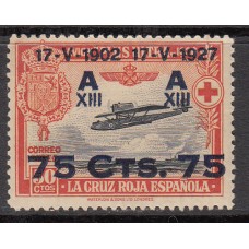 España Sueltos 1927 Edifil 391 * Mh Coronación colonias