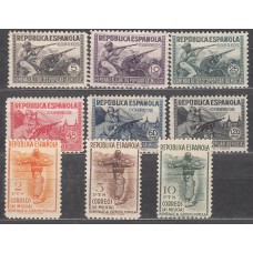 España II República 1938 Edifil 792/800 ** Mnh Ejercito Popular