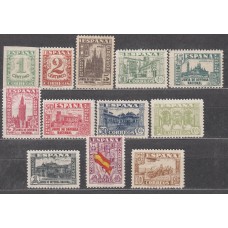 España Estado Español 1936 Defensa Nacional Edifil 802/13 ** Mnh