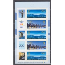 Canada Correo 2010 Yvert 2493 Carnet ** Mnh Deportes - Olimpiada de Invierno Vancouver