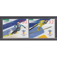 Kazakhstan Correo Yvert 574/75 ** Mnh Deportes - Olimpiada Invierno Vancouver