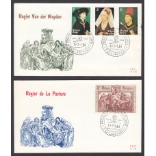 Belgica Sobres Primer Dia FDC Yvert 1300/1303 - tournai 1964 Religion