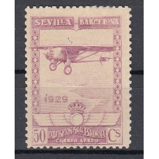 España Sueltos 1929 Edifil 451 * Mh Violeta pálido