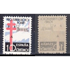 España Variedades 1938 Edifil 866 ** Mnh Color Calcado