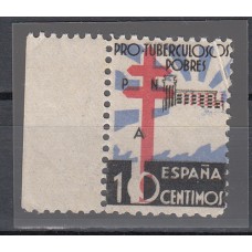 España Variedades 1938 Edifil 866iw ** Mnh Fuelle del Papel