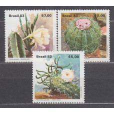 Brasil - Correo 1983 Yvert 1622/24 ** Mnh Flora - Cactus