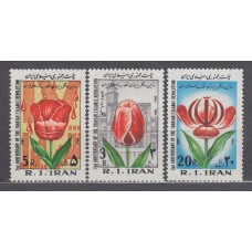 Iran Correo 1986 Yvert 2007/9 ** Mnh Flores