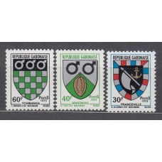 Gabon Correo Yvert 290/92 ** Mnh Escudos