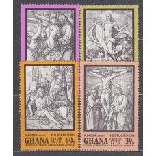 Ghana Correo 1978 Yvert 630/33 ** Mnh Pinturas
