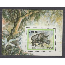 Vietnam Rep. Socialista Hojas 1988 Yvert 42 ** Mnh Fauna