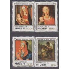 Niger Correo 1978 Yvert 464/67 ** Mnh Pinturas