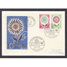 Belgica Sobres Primer Dia FDC Yvert 1298/99 tarjeta europa 1964