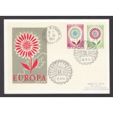 Belgica Sobres Primer Dia FDC Yvert 1298/99 tarjeta europa strasbourg 1964