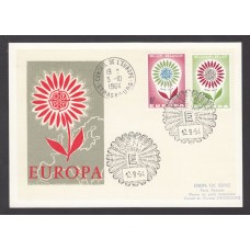 Belgica Sobres Primer Dia FDC Yvert 1298/99 tarjeta europa strasbourg 1964