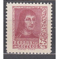 España Sueltos 1938 Edifil 843 ** Mnh Fernando el Católico