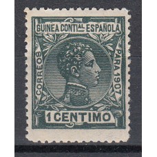 Guinea Sueltos 1907 Edifil 43 ** Mnh