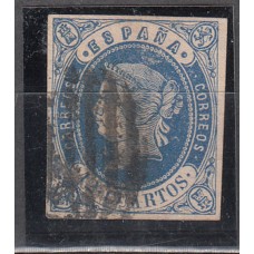 España Clásicos 1862 Edifil 59 Usado - Bonito