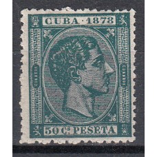 Cuba Sueltos 1878 Edifil 48 (*) Mng