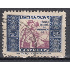 España Beneficencia 1934 Edifil 1 Usado