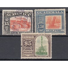 Guatemala - Correo Yvert 175/77 */usado Mh-usado 177 Trenes