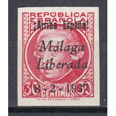 Locales Patrióticos Málaga 1937 Edifil 18hs ** Mnh
