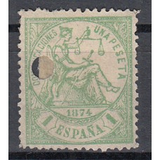 España Taladrados 1874 Edifil 150