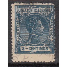 Guinea Sueltos 1907 Edifil 44 usado