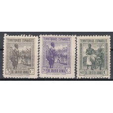 Guinea Correo 1941 Edifil 264/66 ** Mnh