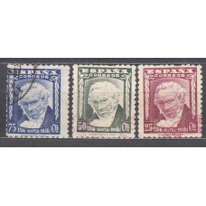 España Estado Español 1946 Edifil 1005/7 usado Goya